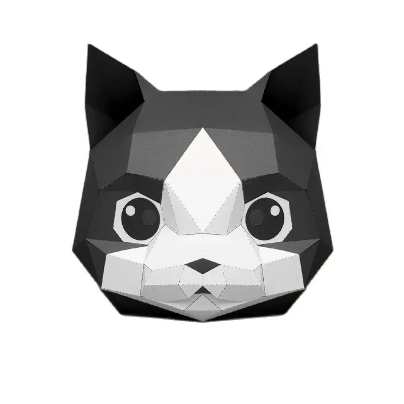 3D бумажная маска с экстрактом древесного угля модным животным и игровой Ролевой