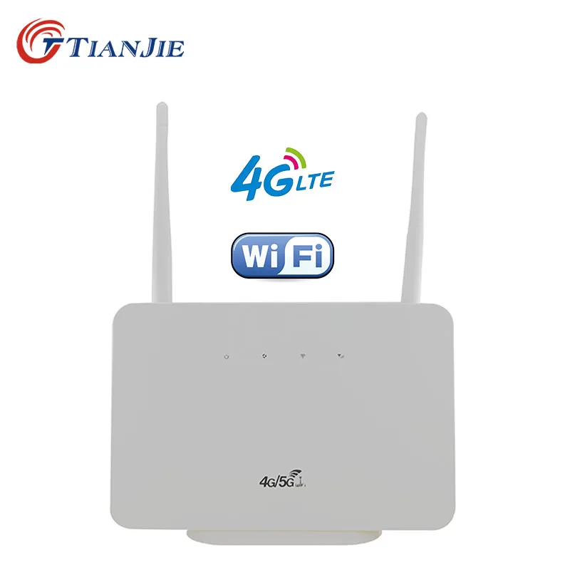 

Маршрутизатор TIANJIE, универсальный разблокированный 4G LTE CPE, модем RJ45 LAN WAN, внешняя антенна, Wi-Fi беспроводная точка доступа со слотом для сим-ка...