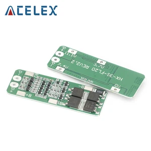 3S 20A литий-ионный аккумулятор 18650 зарядное устройство PCB плата защиты BMS 12,6 V Cell 59x20x3,4 мм модуль