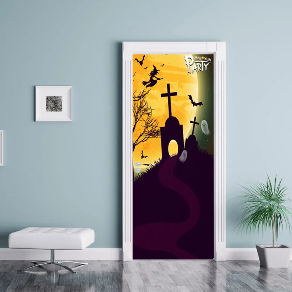 1 комплект оконная дверная наклейка декоративные наклейки ужасные смерти дверь