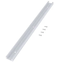 1pcs2pcs 400mm aluminum alloy t track t slot track with self taping screws for woodworking machinery parts