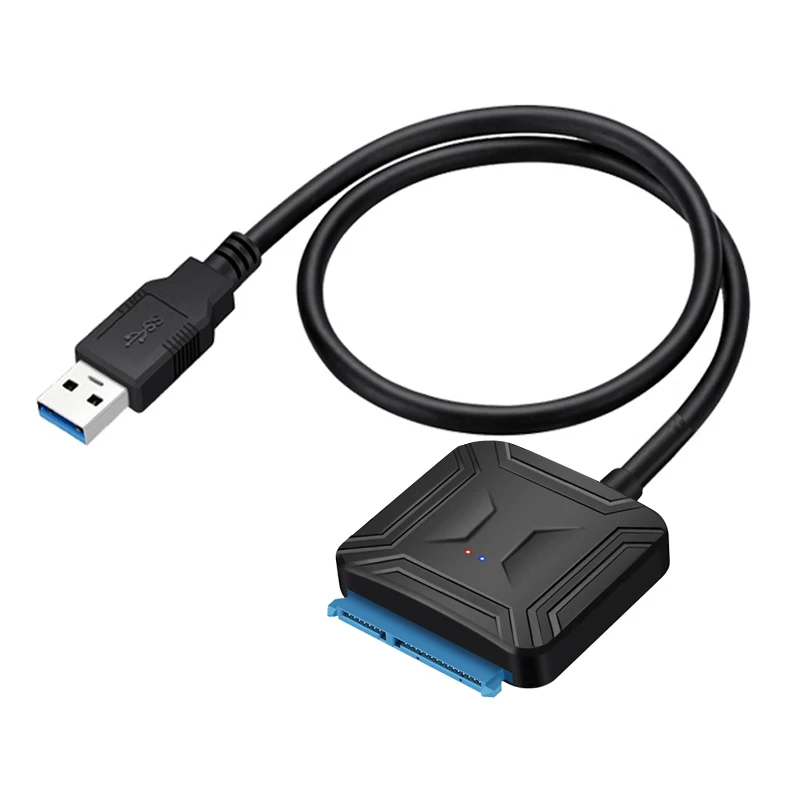 Кабель адаптер USB 3 0 к SATA III с преобразователем UASP в для жестких дисков 2 5 дюйма HDD и