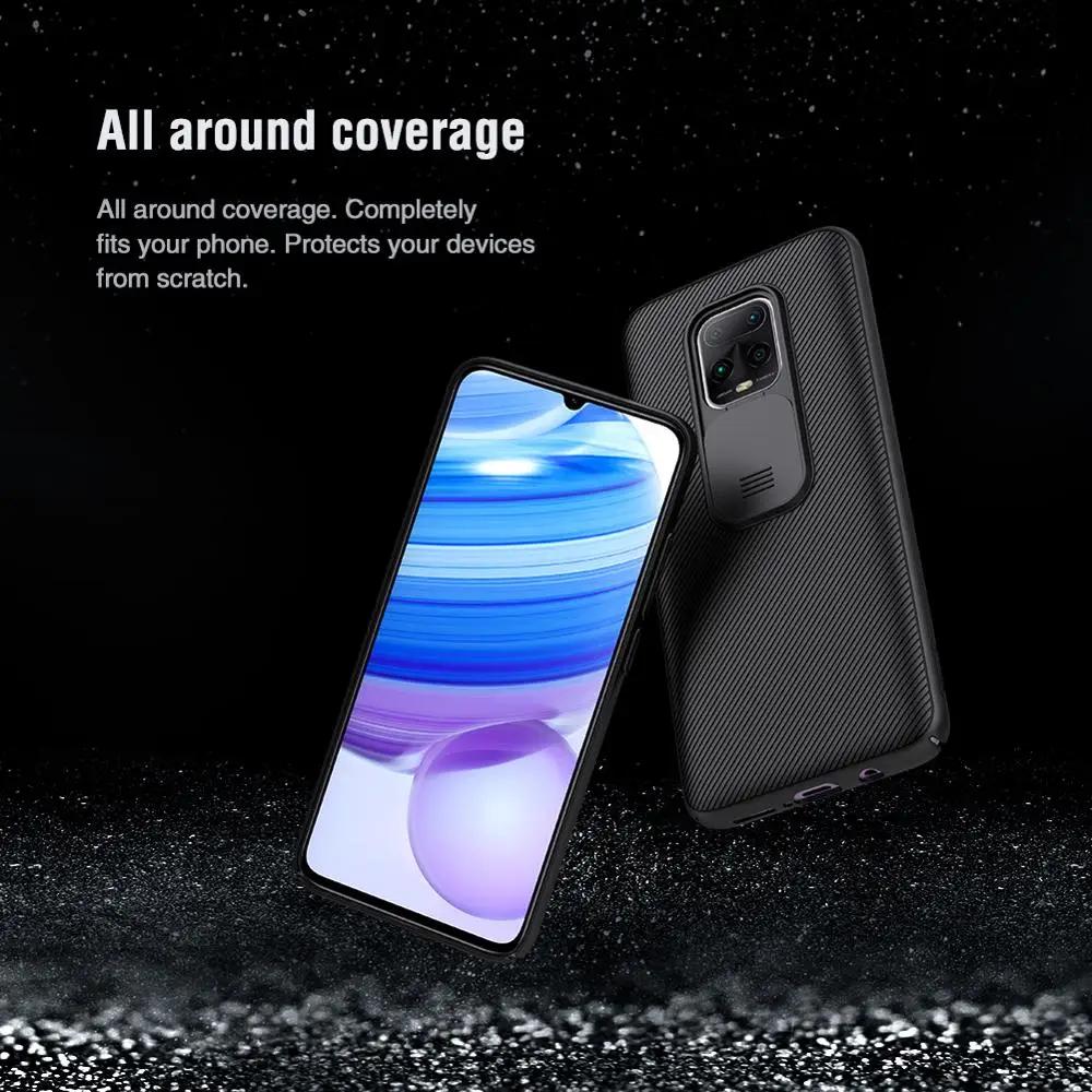 

Nillkin Camera Protection Case for Xiaomi Redmi 10X 10XPro Pro 5G 4G Case Slide Protect Cover CamShield Back Cover Cases K20 9T