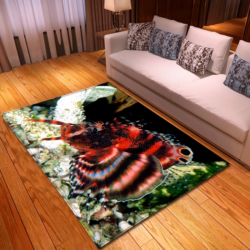 Скандинавский 3D коврик фланелевый мягкие коврики из пены с эффектом памяти