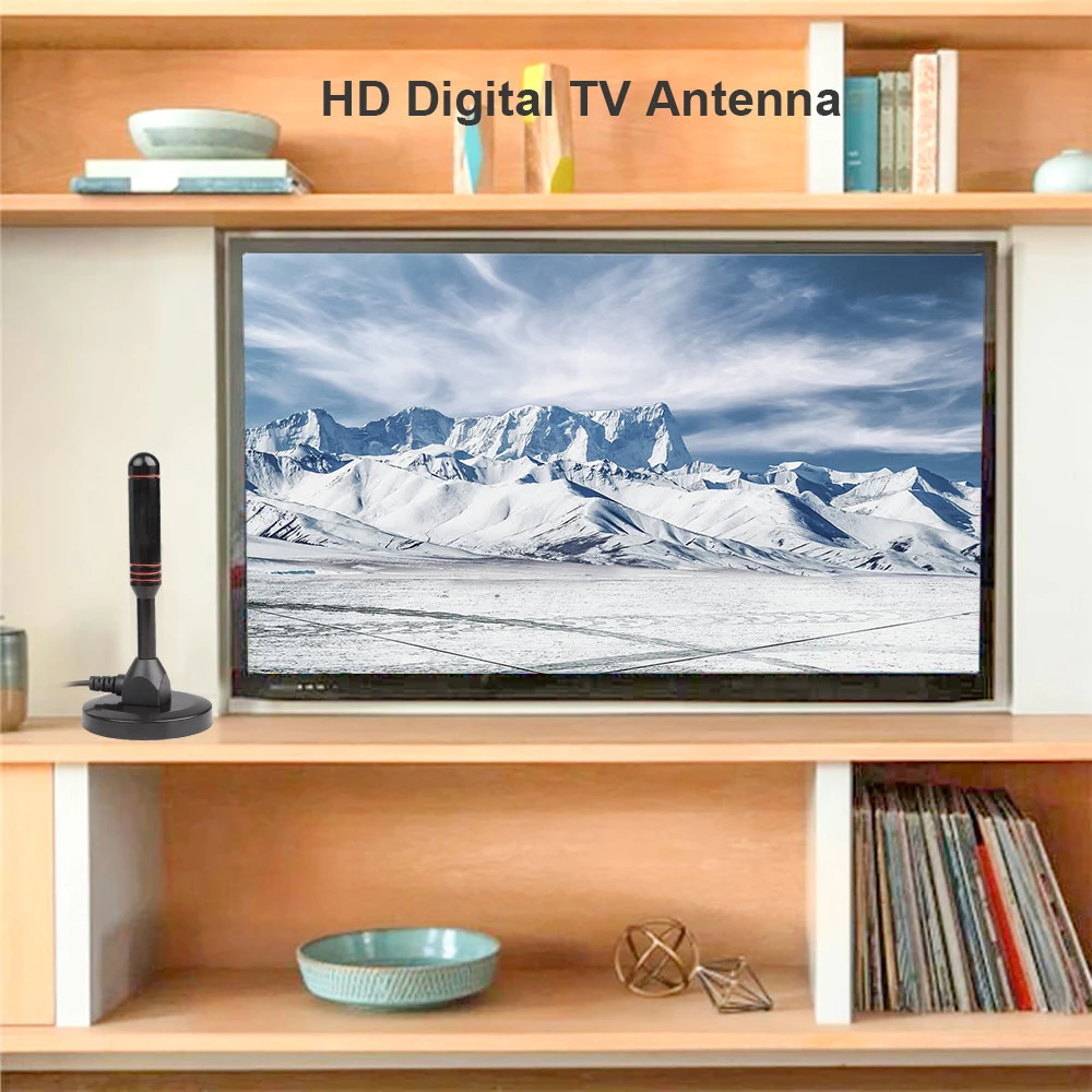 Kebidu 200 миль Ультра HD ТВ усилитель сигнала 1080P антенна 25 дБ внутренняя цифровая