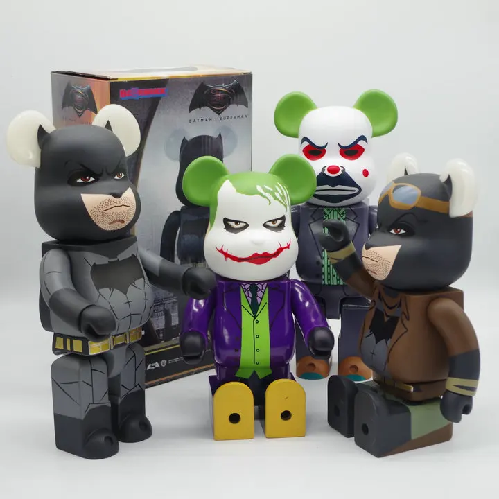 Bearbrick 400% 28 см Bearbricklys фигурки героев клоун медведь куклы ПВХ уличное искусство