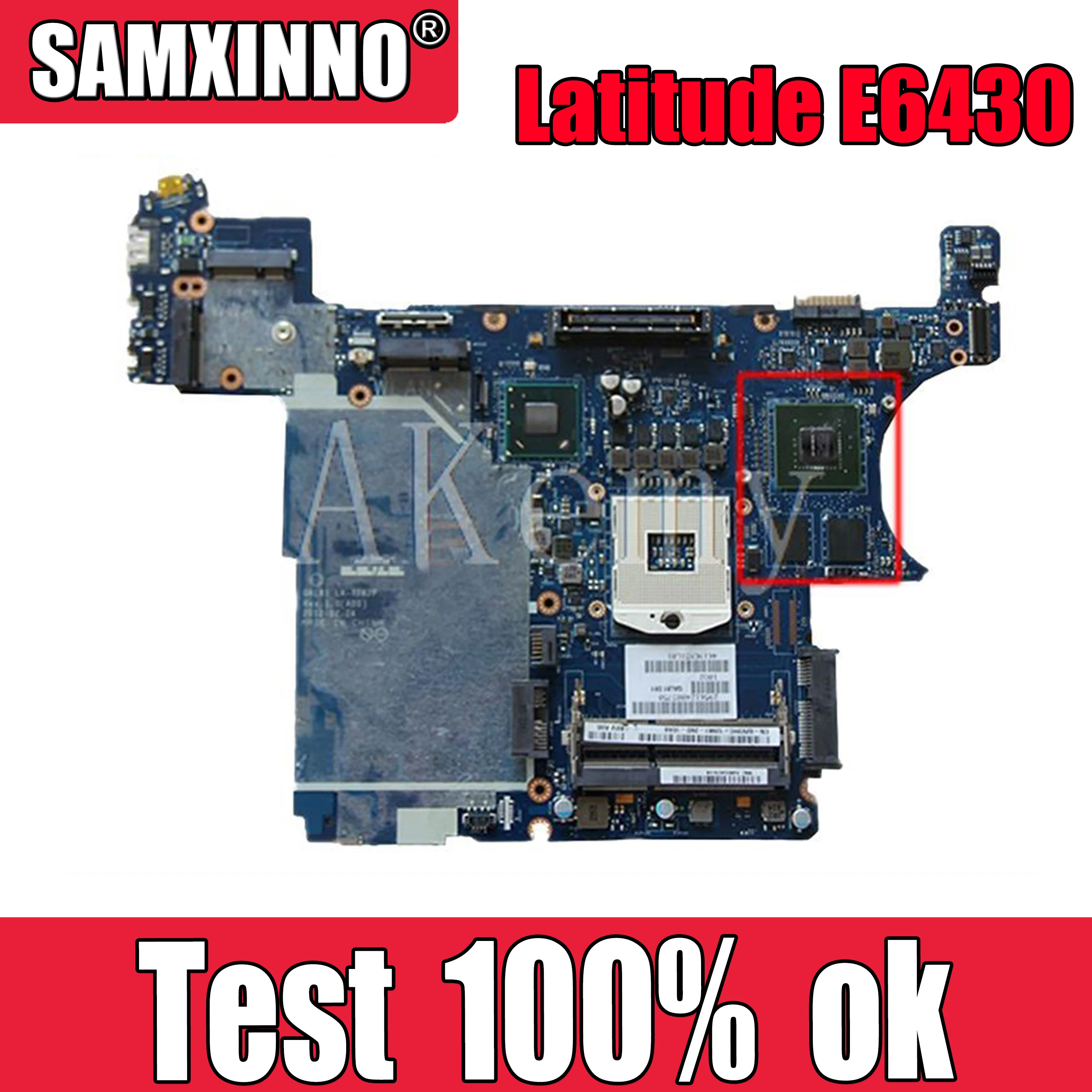 

Original Laptop motherboard For DELL Latitude E6430 Mainboard CN-02V2HC 02V2HC QAL81 LA-7782P SLJ8A N13M-NS1-A1 DDR3