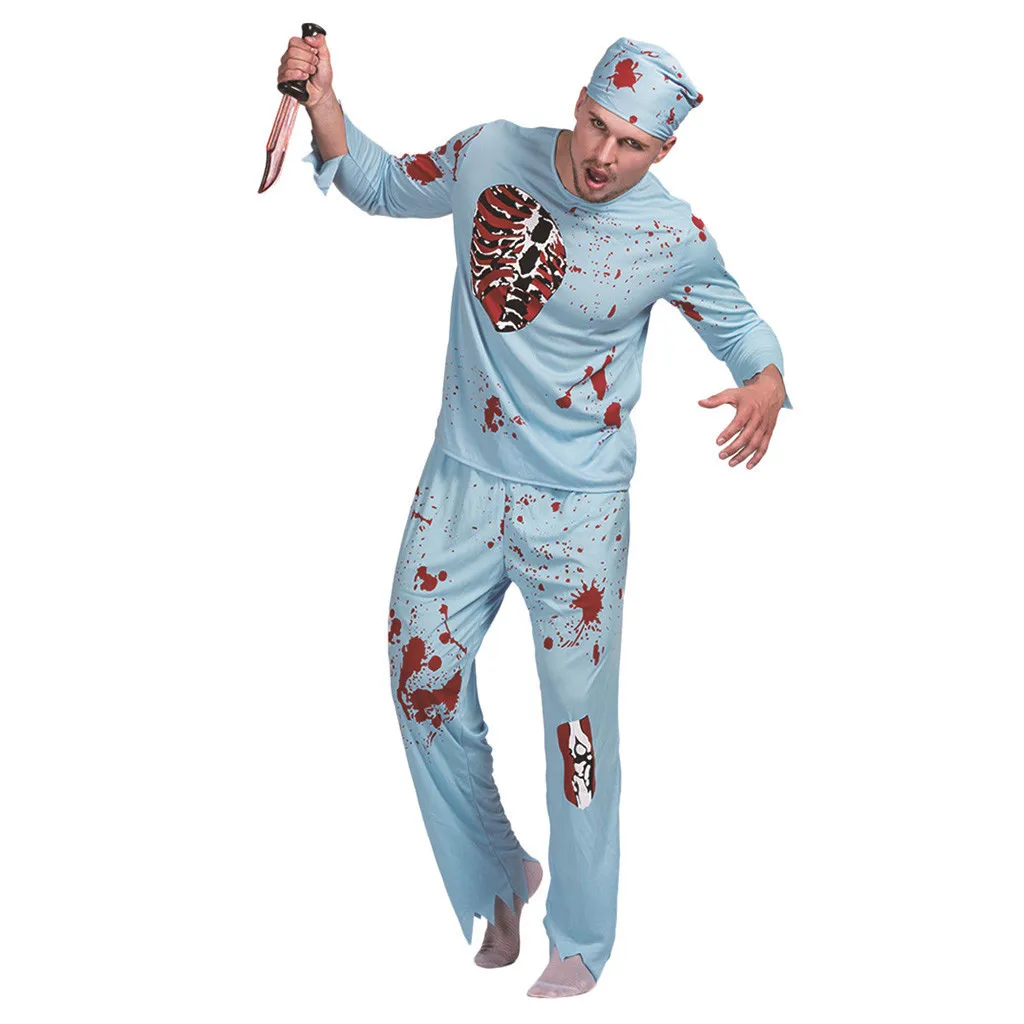 Костюм Доктора на Хэллоуин для взрослых Женский страшный костюм косплея Зомби