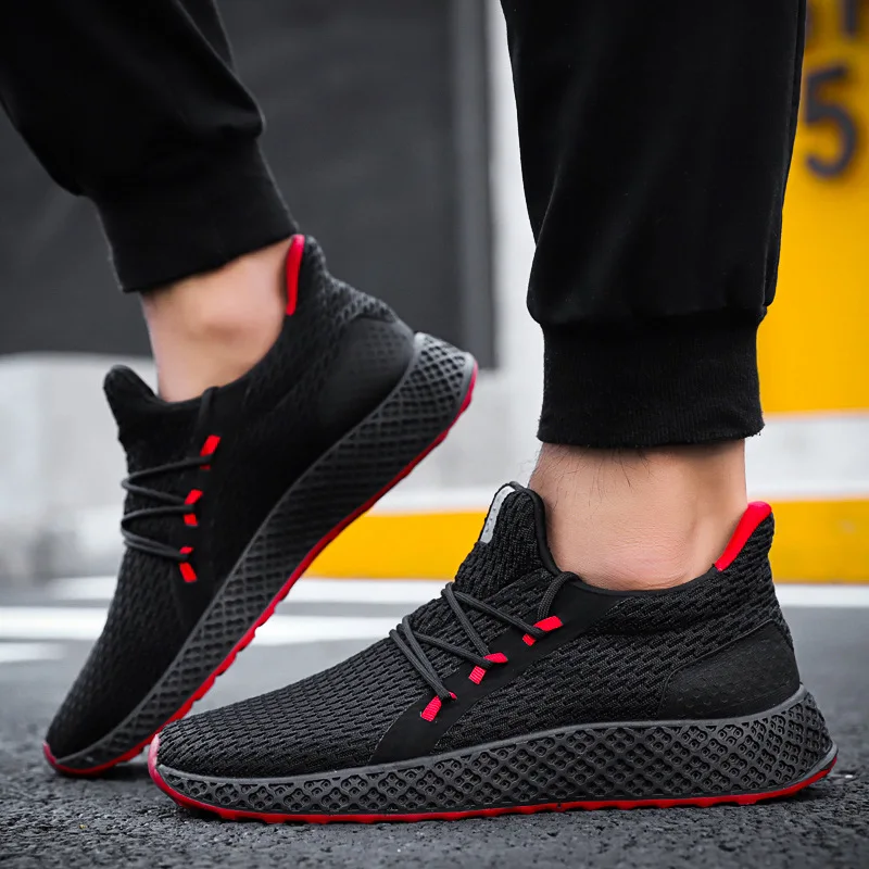 

88Men Sneakers Mesh Breathable Men Shoes Fashion Sneakers Men Casual Shoes Lace Up Basketball Trainers Male Shoes Adult Footwear