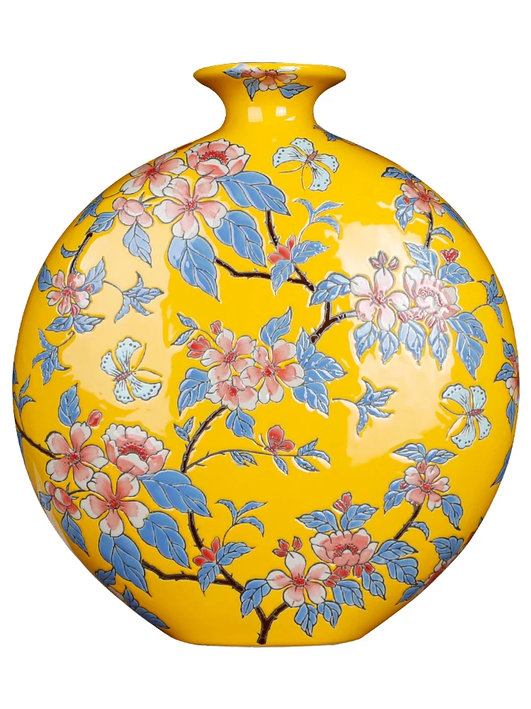 Новая керамика в китайском стиле Современное украшение для гостиной с ручной