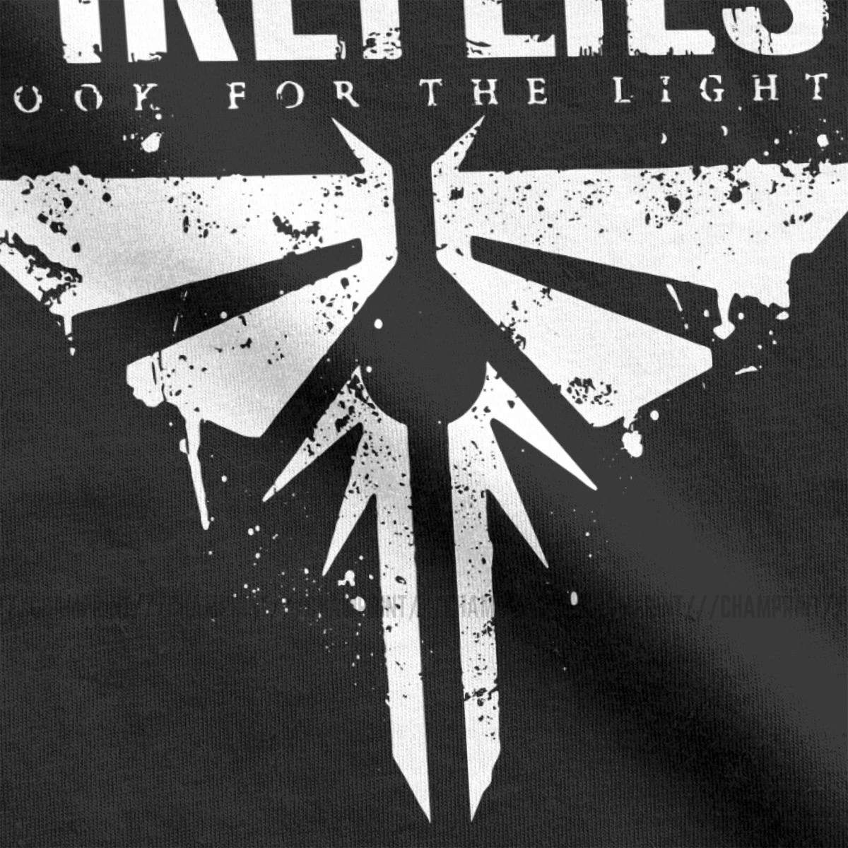 Футболка мужская с надписью The Fireflies Of Us 100% хлопок | Мужская одежда