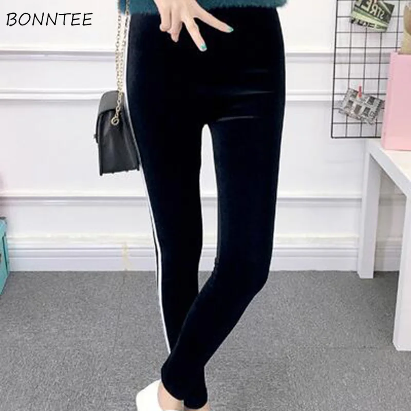 Женские леггинсы 2020 зимние универсальные утепленные для отдыха плюс бархатные