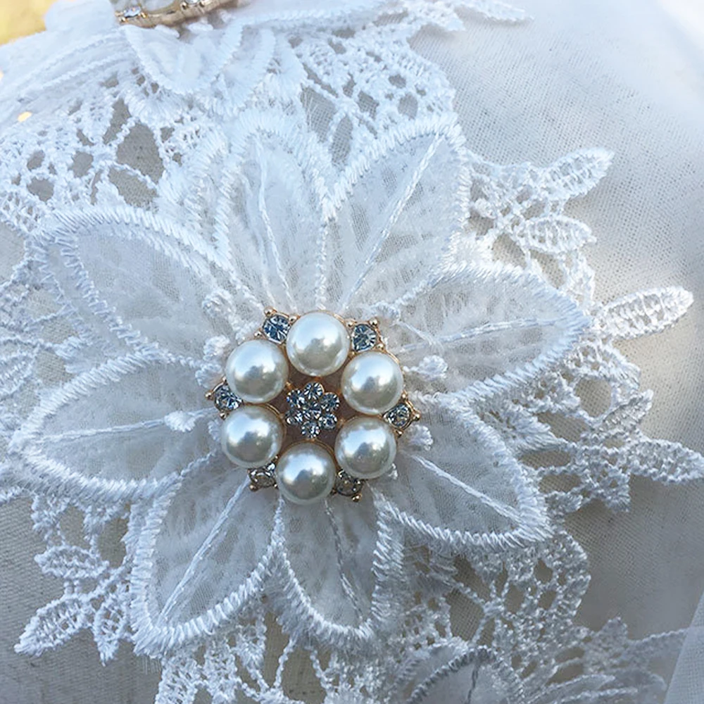 Женская свадебная фата Двухуровневая Фата из тюля цвета слоновой кости длиной до