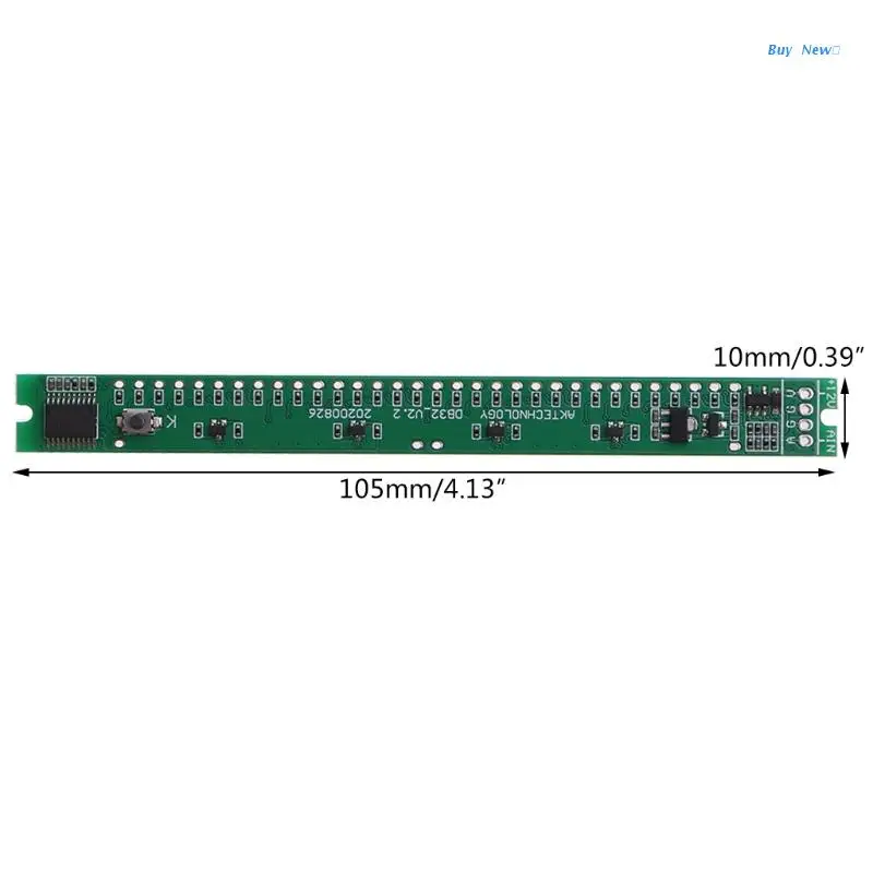 Светодиодный RGB-индикатор уровня звука 32 бита USB-зарядка | Компьютеры и офис
