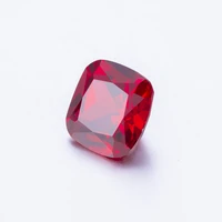 zhanhao synthetic pigeon blood red ruby with cracks and inclusions stone pierre precieuse carat rose gem preciosa beads