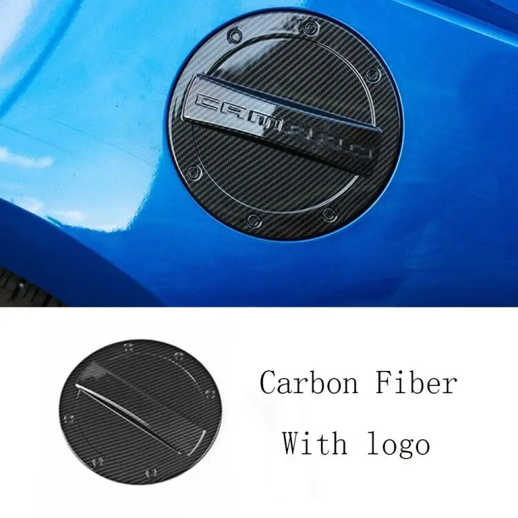 

Carbon Fiber Fuel Tank Cover Oil Gas Cap Cover For Chevrolet Camaro 2017-2018