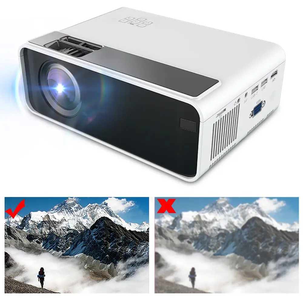 

W13 Ultra 3D HD 1080P LED Projector Mini Projector HDMI TV home cinema theatre Multimedia home theater 480P Standard Version