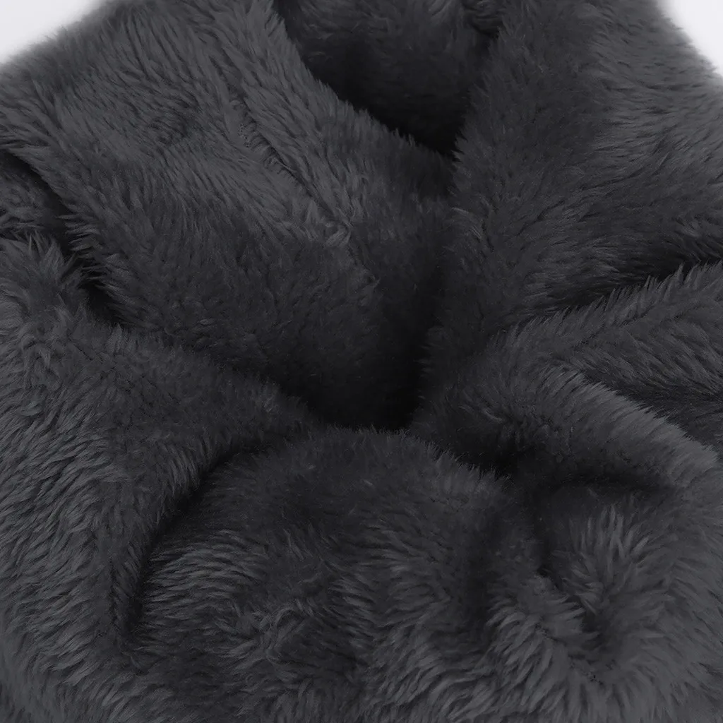 Мужская теплая зимняя шапка из полиэстера с шарфом и защитой от ветра|Толстовки