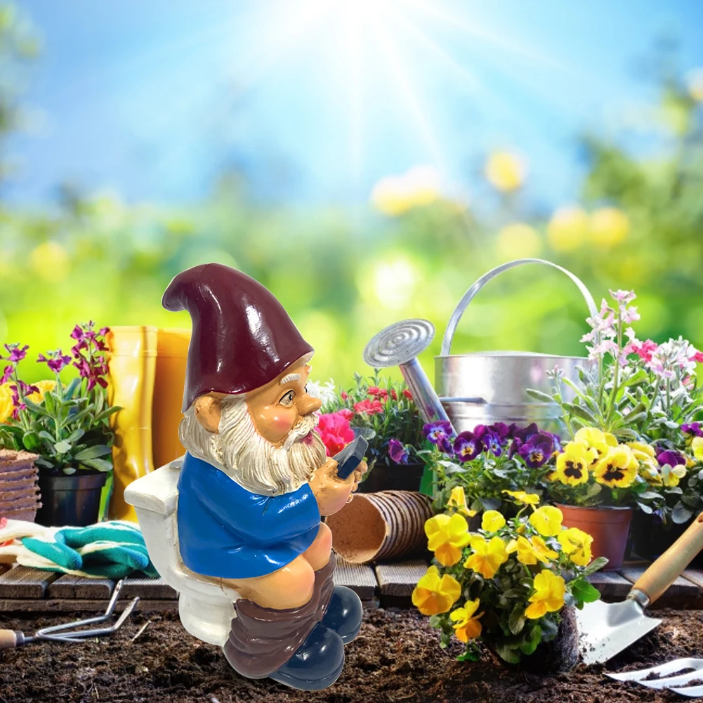 Искусственный полимерный рыболовный карликовый эльф фигурки уличные