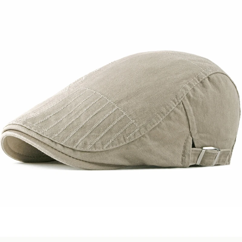 

MZ2293 Berets Spring Summer Hat Caps for Men Women Cotton Ivy Newsboy Flat Cap Adjustable Cabbie Driver Beret Hat Beret Cap Men