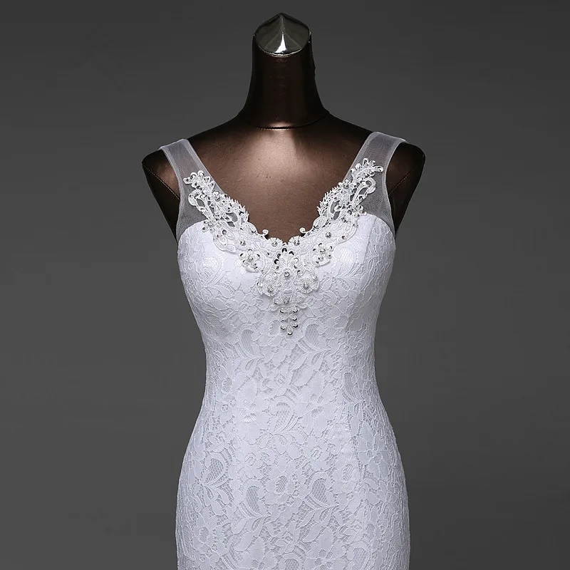 Новые красивые кружевные цветы Русалка Свадебные платья vestidos de noiva robe de mariage vestido de noiva свадебное платье