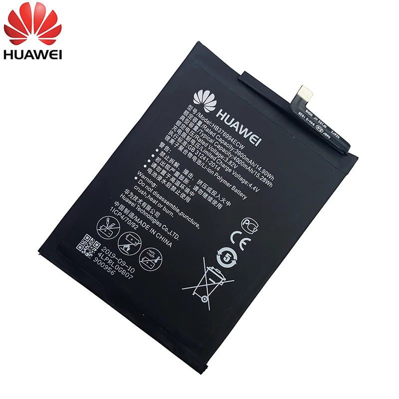 100% Оригинальный аккумулятор Hua wei HB376994ECW 4000 мАч для Huawei Honor V9 8 Pro|Аккумуляторы