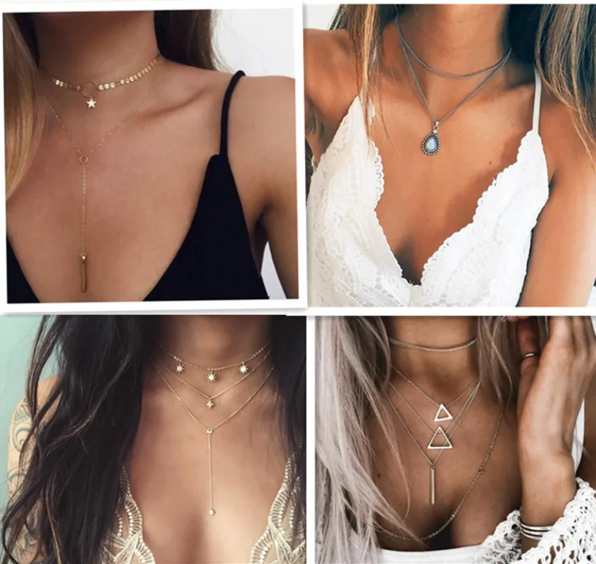 Женские готические колье в стиле хип хоп с бусинами цепочка чокер для девушек