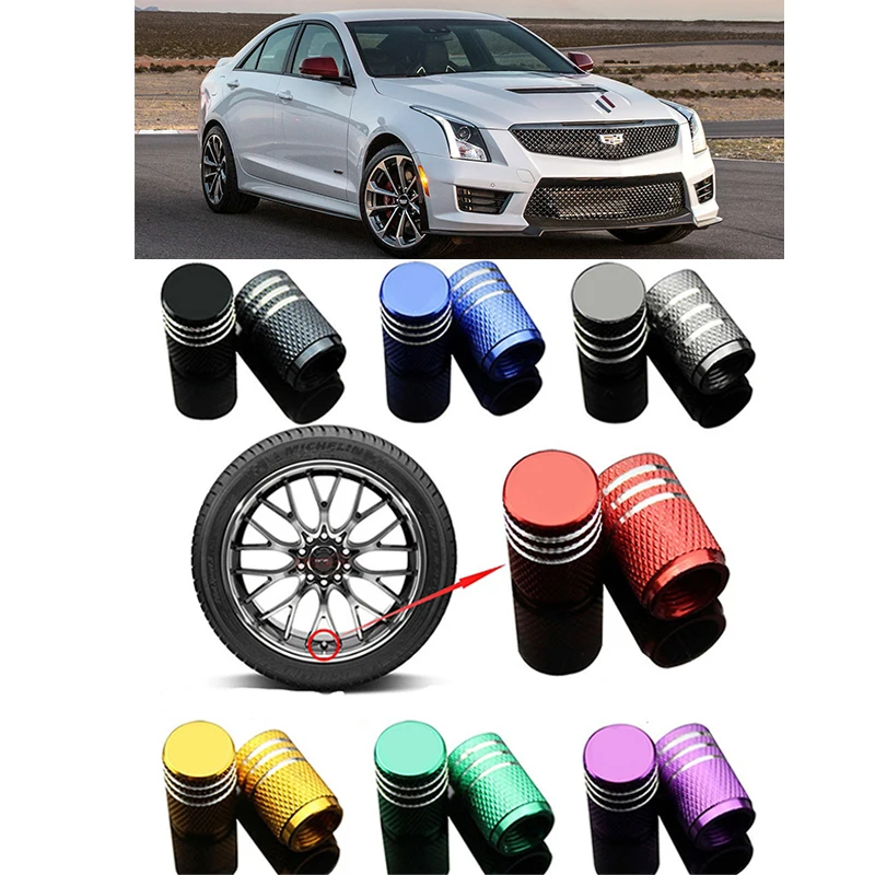 

Аксессуары для украшения автомобильных шин, крышка клапана воздуховыпускного отверстия для Cadillac ATS CTS Escalade XTS XT4 XT5 CT, крышка клапана автомоби...