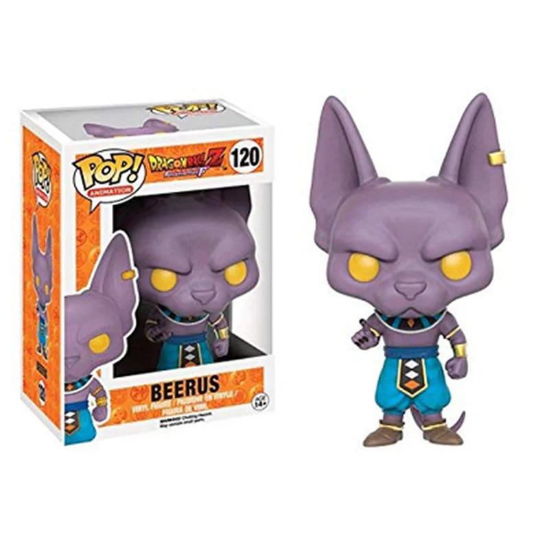 Funko Pop Beerus Аниме Фигурка Dragon Ball figma Виниловая фигурка Коллекционная модель с коробкой