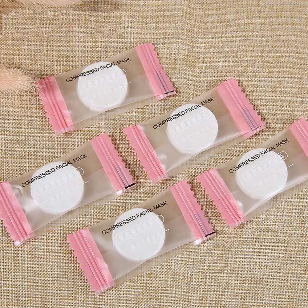 Отбеливающие обернутые маски одноразовые шелковые для лица хлопковая маска