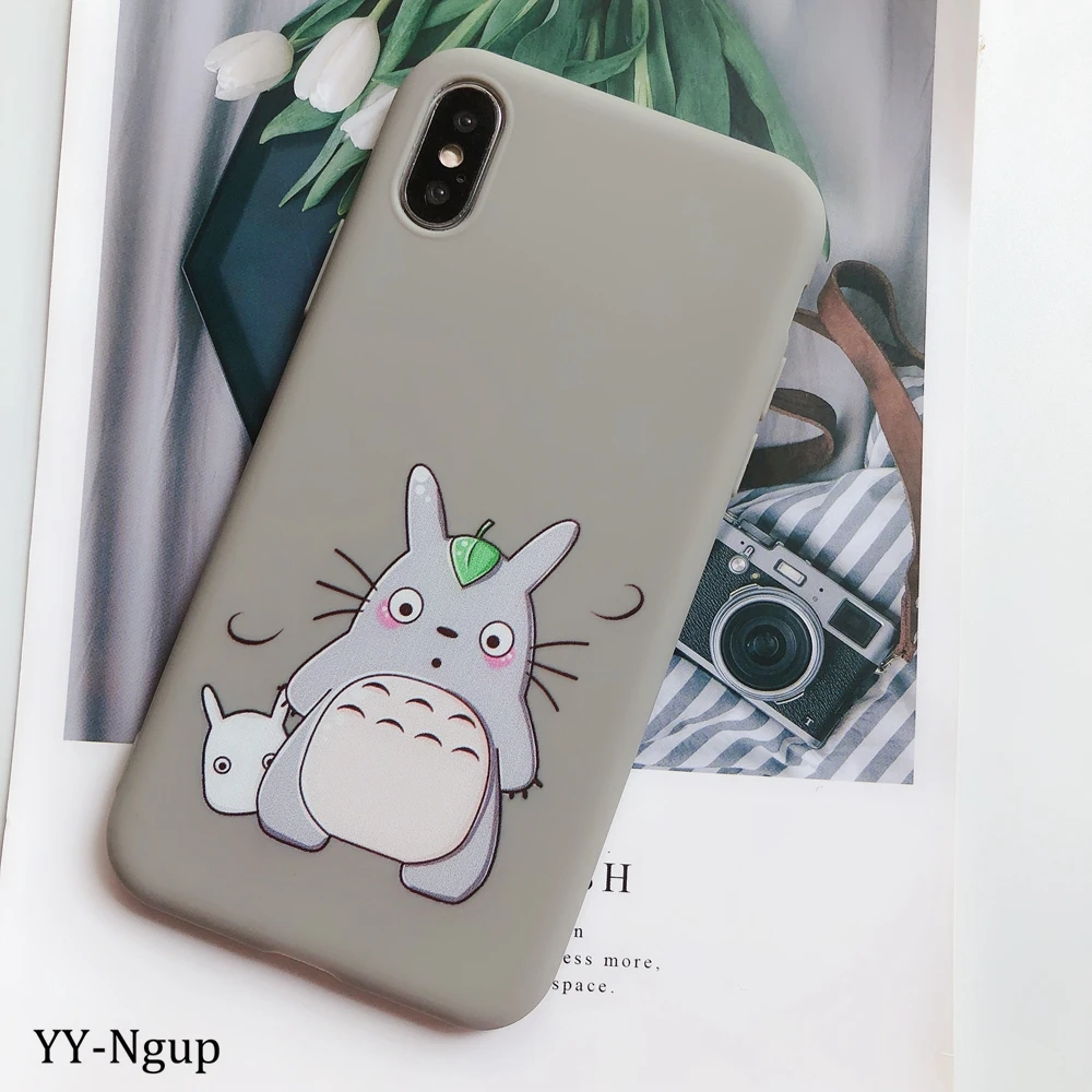 Для iPhone 7 i Phone 8 Plus чехол Kawaii подставка держатель Единорог силиконовый чехол для iPhone X XR XS Max 5 5S SE 6 6S 7 Plus чехол для женщин - Цвет: 4
