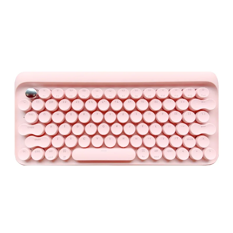 

LOFREE Bluetooth-совместимая механическая клавиатура со светодиодный Ной подсветкой, игровая беспроводная клавиатура с коричневым валом, ретро-кл...