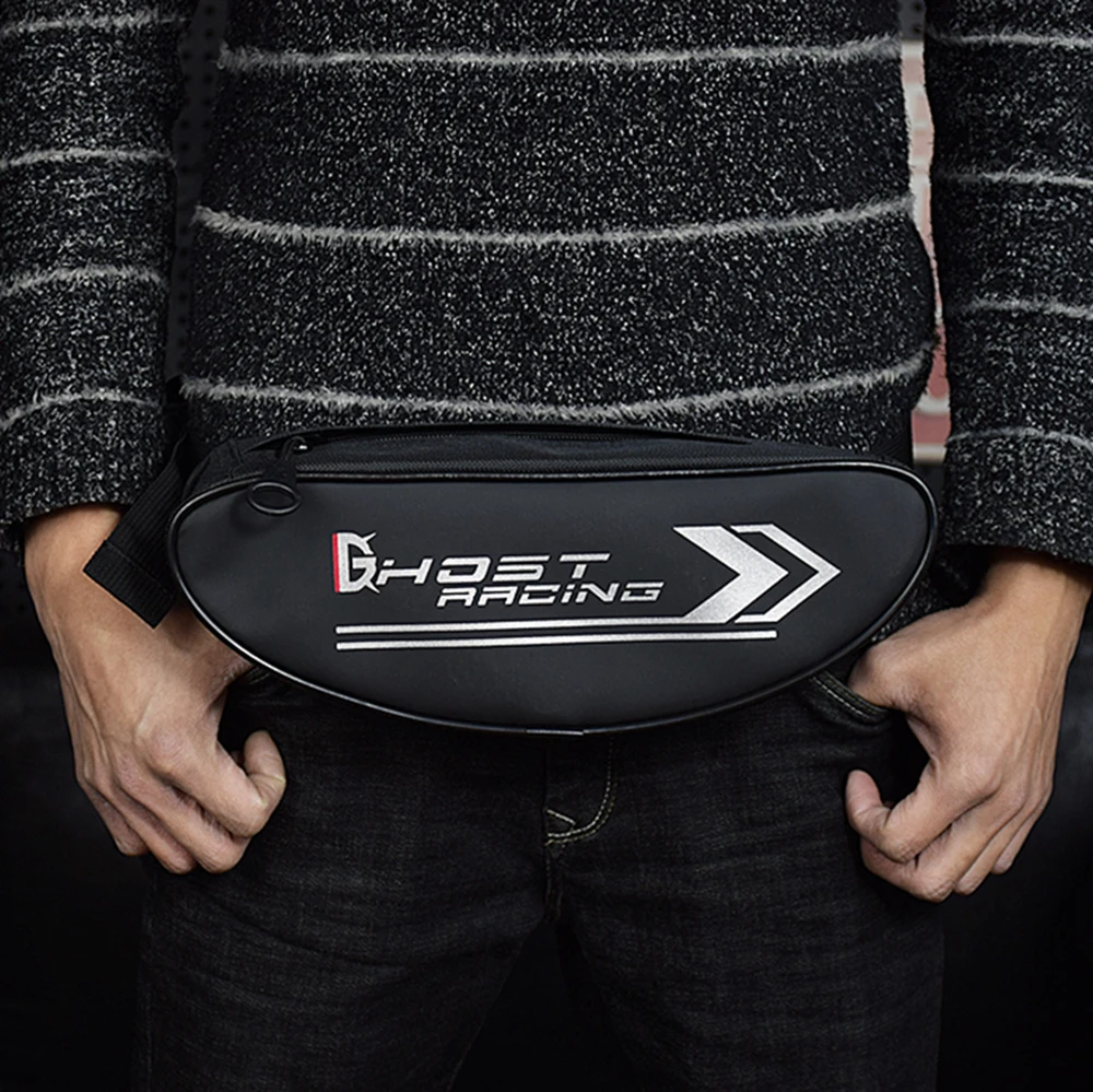 

Сумка для хранения вилок на руль мотоцикла, водонепроницаемая нагрудная сумка из ткани Оксфорд на молнии для мотоцикла