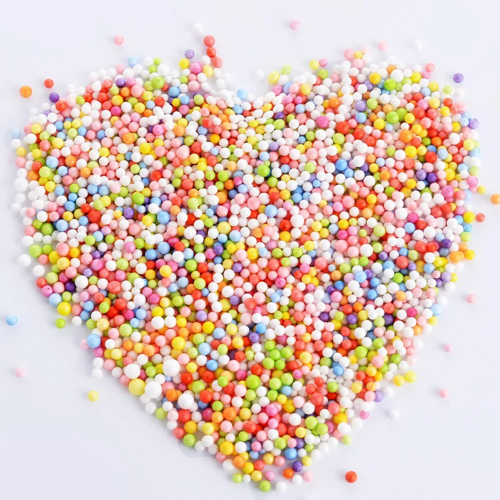 Шарики из пенопласта (30000 шт.) для самостоятельного изготовления слаймов