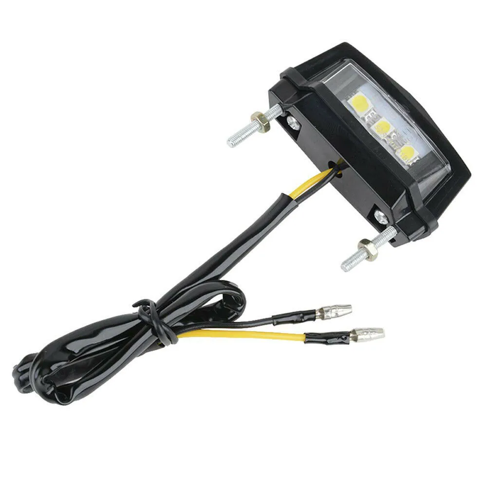 

Universal 12V LED Number License Plate Light For Car Boats Motorcycle Automotive Aircraft RV Truck Trailer Exterior Lamps
