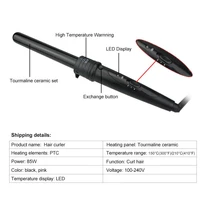 6 in 1 curling iron 9 32mm hair crimper professional hair curler wand hair curling iron crimp corrugation for hair styling tools