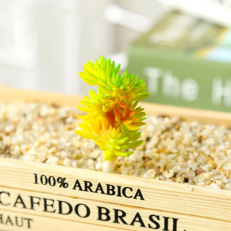 colorful Artificial Succulents Plants Wedding Home Garden Decorations art fake fat plant Flower Arrangement Accessories Bonsai | Дом и сад