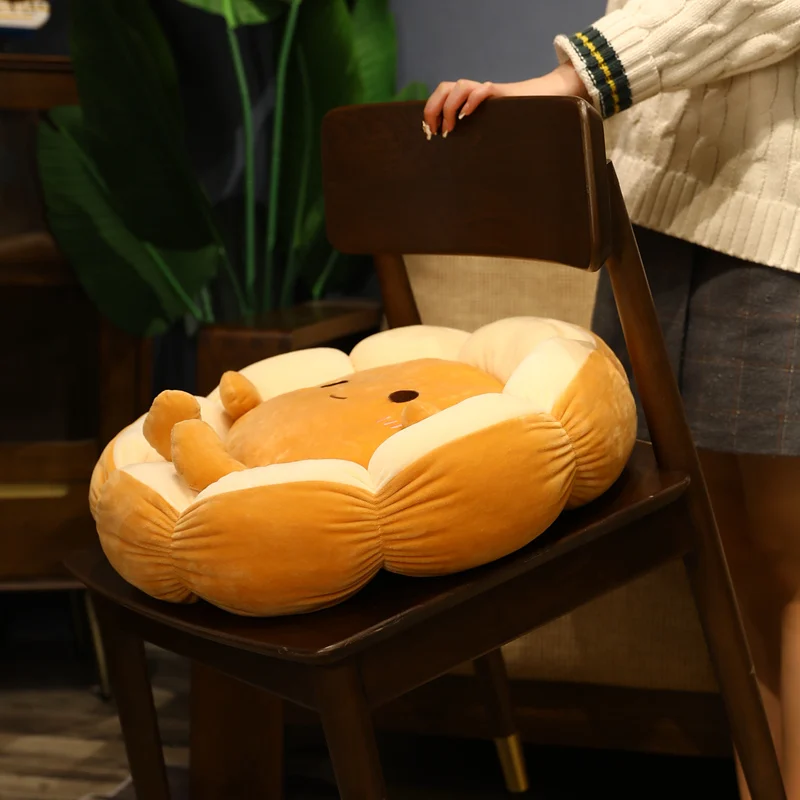 

Cartoon Tatami Cushion Ground Futon Japanese Style Cute Lazy Stool Bay Window Bedroom and Household Butt round Mat