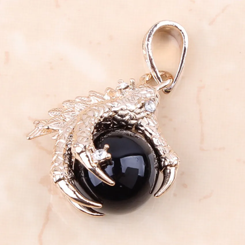 Модные Винтажные светло-желтые бриллиантовые Подвески в виде когтя тигрового