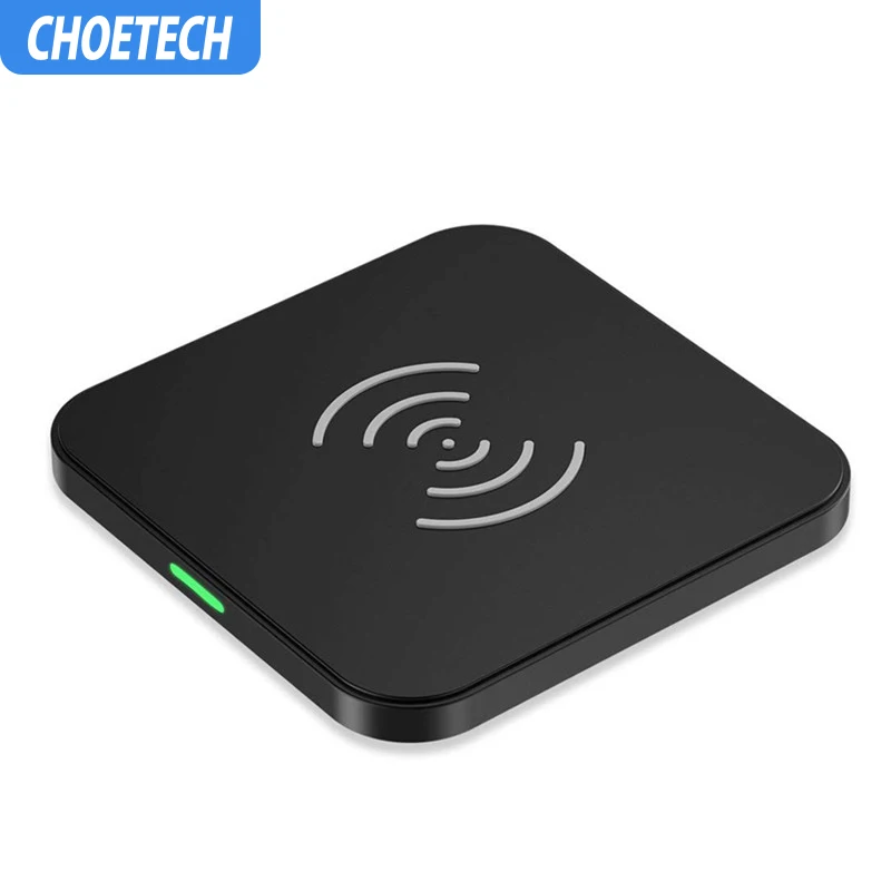 [Ци Беспроводное Зарядное Устройство 10 Вт], CHOETECH Беспроводное Зарядное Устройство Зарядки Pad для Samsung Galaxy S6 S7 Edge Google Nexus 4/5 Lumia 920 Зарядное устройство для Xiaomi mi 9
