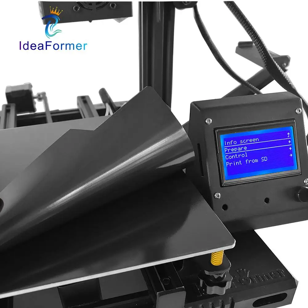 Ideaformer Pro FDM 3D Printer Dual Z Axis &Dual Y Axis silent Printing 300*300*350mm Full Metal Magnetic Build Plate DIY Printer