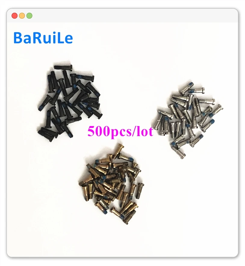 BaRuiLe 500 шт. нижний винт для iPhone 6S 6 Plus 5S Dock Connector Torx 5 Point Star Pentacle винты аксессуары