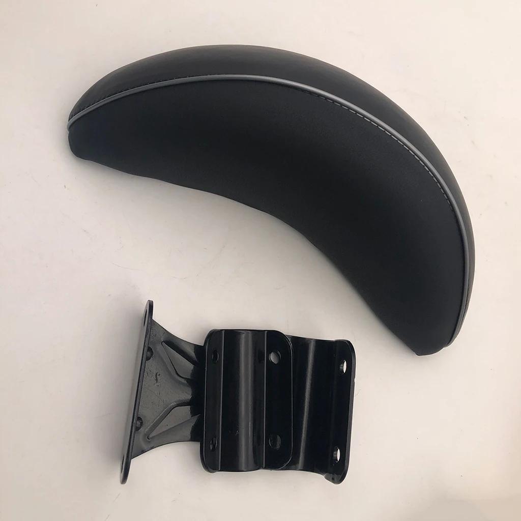 Прочная черная задняя подушка для спины пассажира мотоцикла | Подлокотники и