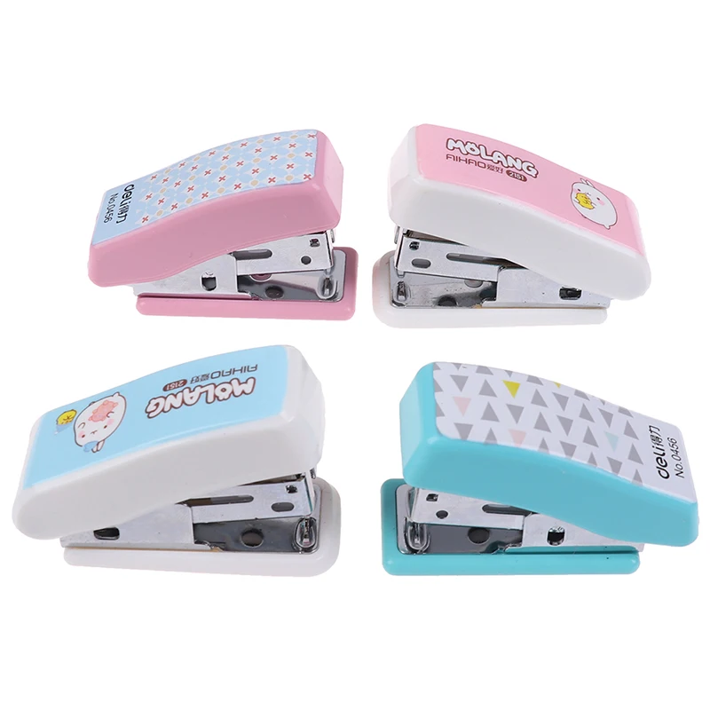 1 шт. набор мини-степлера с мультяшным рисунком |