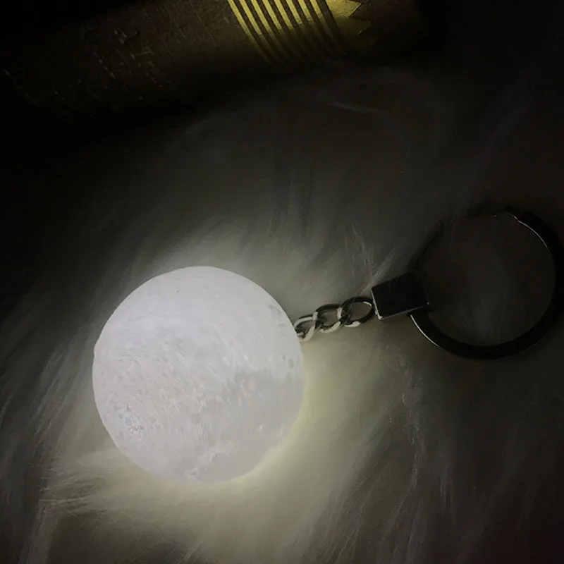 

3D брелок в виде планеты, лусветильник свет, брелок, украшение, ночная лампа, шар, брелок для ключей для детей, креативные подарки, светильник s