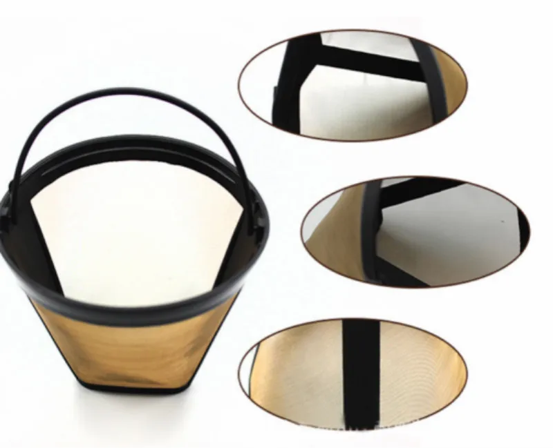 Многоразовая сменная Кофеварка #4 в виде конуса фильтр для кофемашины бумажные