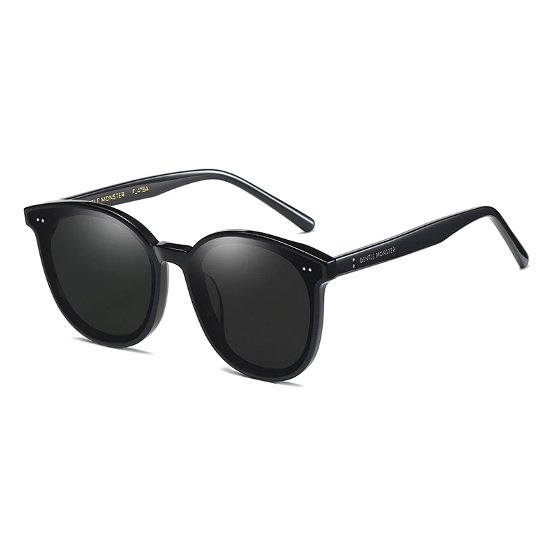 

2021 New G Home M Sunglasses Women's UV Protection Sun Protection Glasses Internet Celebrity Same Korean Style Big Face Black