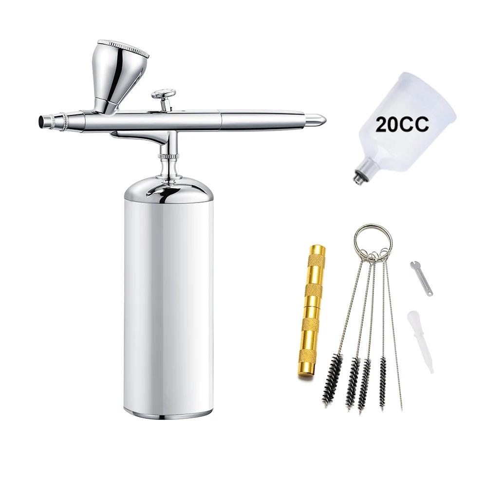 

Free Shipping Airbrush Make Up Set Compressors Mini Professional For Makeup Cosmetics Nail Art Design Automotive With Clean Kit