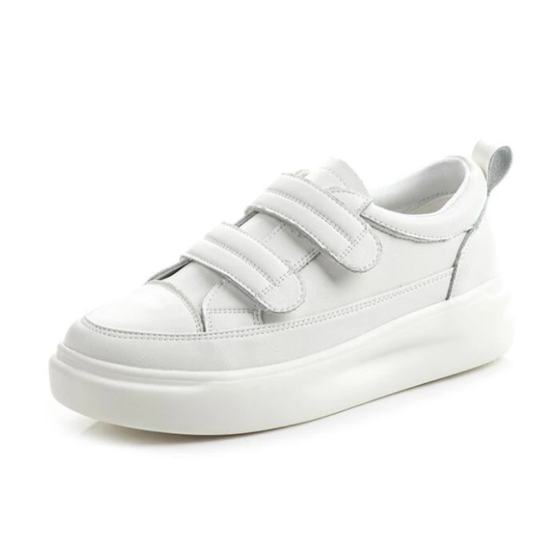 

White Sneakers Women Casual Shoes Genuine Leather Women Fashion Vulcanize Shoes Ladies Platform Sneaker Zapatillas Mujer