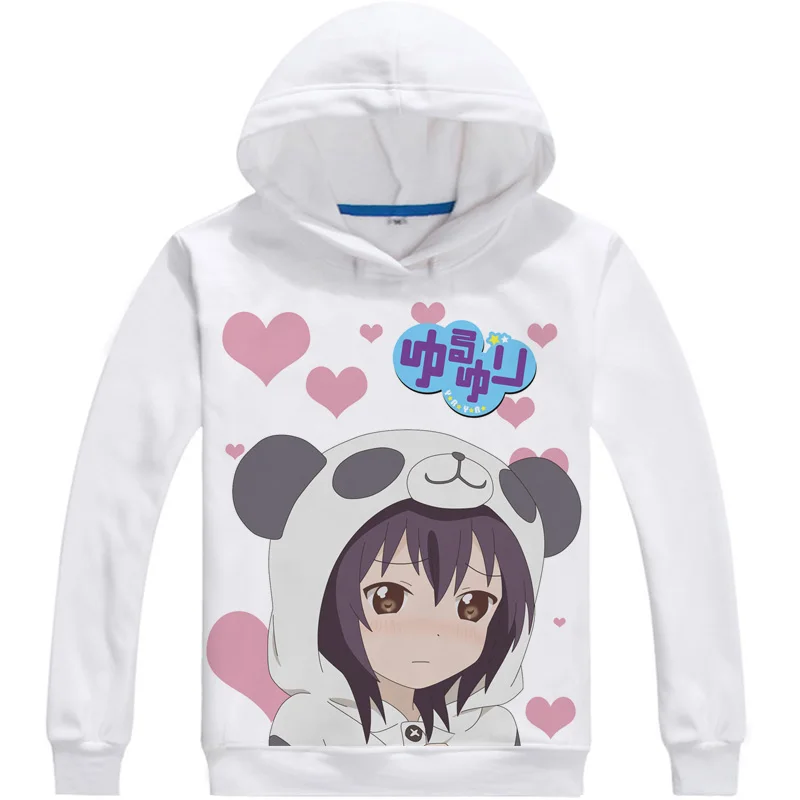 Толстовки Yuru Yuri для косплея Akaza Akari повседневные мужские флисовые толстовки с